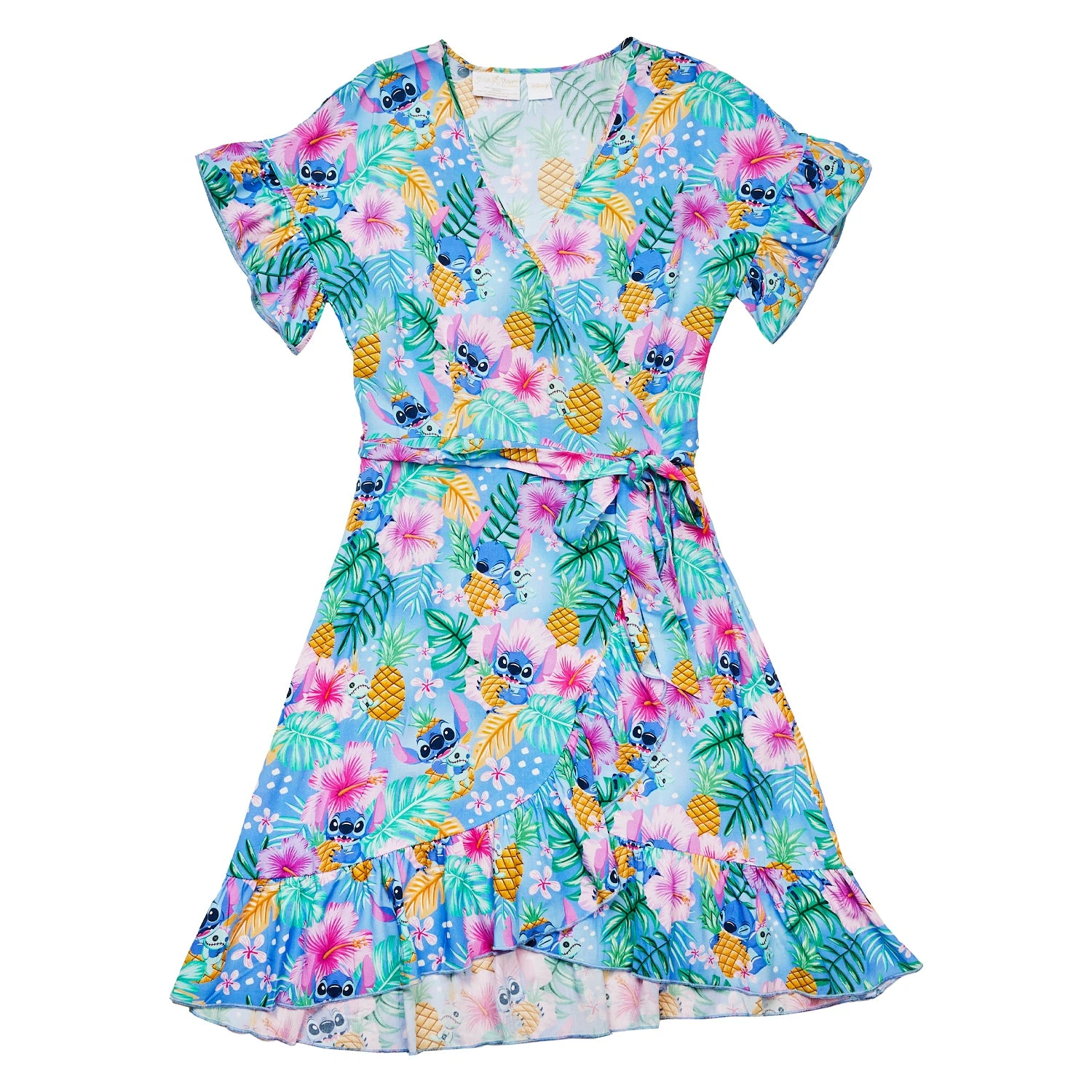 Loungefly Stitch Shoppe Disney Lilo And Stitch Tropical Wrap Ilana Dress 3 Loungefly Stitch Shoppe Disney Lilo And Stitch Tropical Wrap Ilana Dress