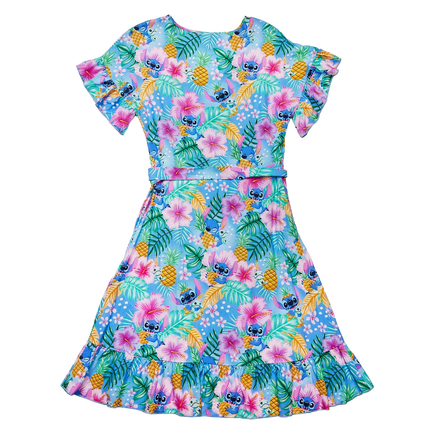 Loungefly Stitch Shoppe Disney Lilo And Stitch Tropical Wrap Ilana Dress 4 Loungefly Stitch Shoppe Disney Lilo And Stitch Tropical Wrap Ilana Dress - Image 2