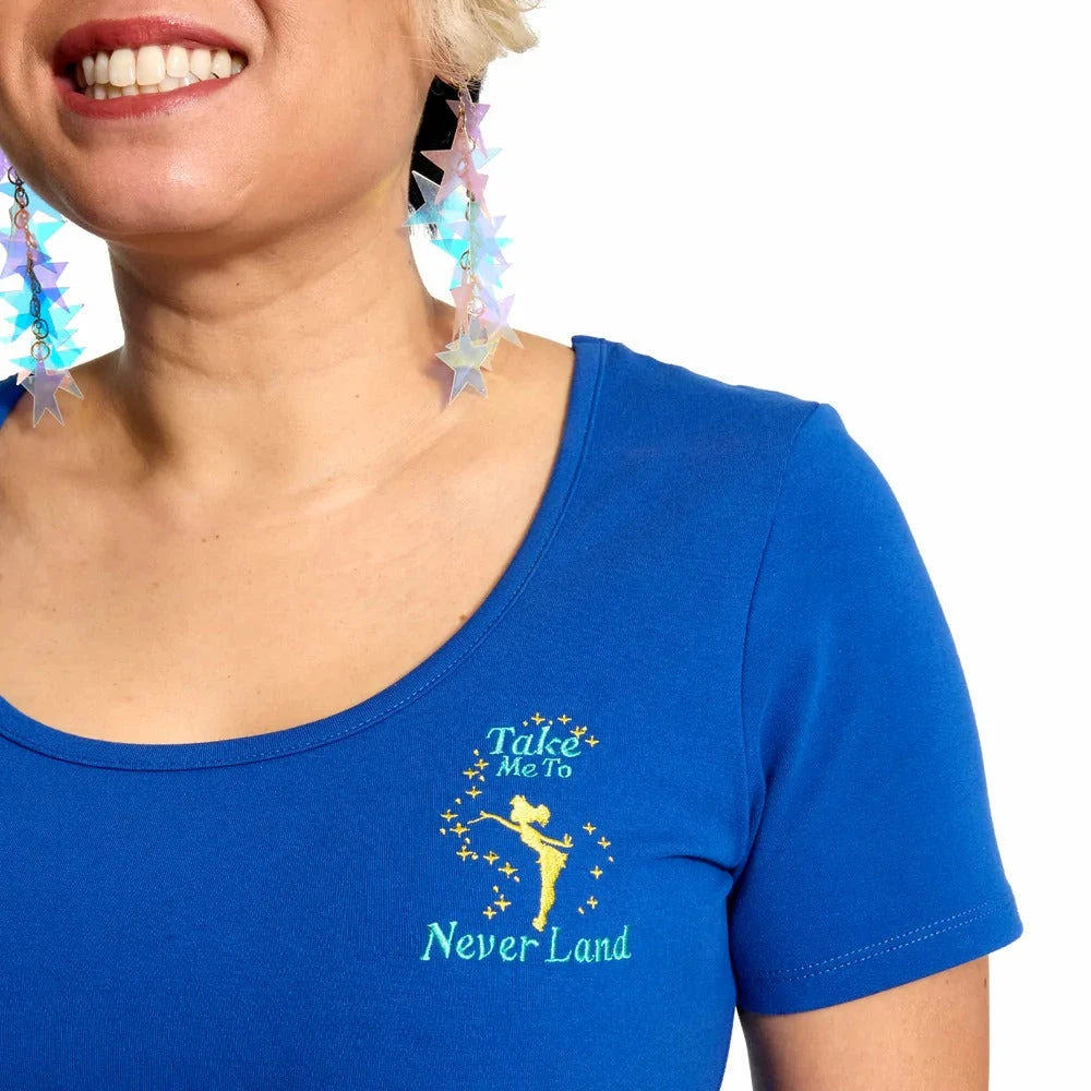 Loungefly Stitch Shoppe Peter Pan Tinker Bell Kelly Top 7 Loungefly Stitch Shoppe Peter Pan Tinker Bell Kelly Top - Image 5
