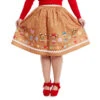 Loungefly Stitch Shoppe Disney Gingerbread Friends Sandy Skirt -Toy Haven WDSSST0025 SSDISNEYINGERBREADFRI