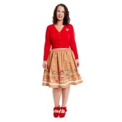 Loungefly Stitch Shoppe Disney Gingerbread Friends Sandy Skirt -Toy Haven WDSSST0025 SSDISNEYINGERBREADFRI 4