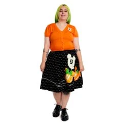 Loungefly Stitch Shoppe Disney Minnie Mouse Pumpkin Balloon Sandy Skirt