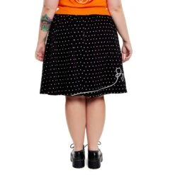 Loungefly Stitch Shoppe Disney Minnie Mouse Pumpkin Balloon Sandy Skirt -Toy Haven WDSSST0031 SSDISNEYSPOOKYBALLOONSSANDYSKIRT 006