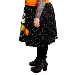 Loungefly Stitch Shoppe Disney Minnie Mouse Pumpkin Balloon Sandy Skirt -Toy Haven WDSSST0031 SSDISNEYSPOOKYBALLOONSSANDYSKIRT 009