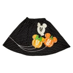 Loungefly Stitch Shoppe Disney Minnie Mouse Pumpkin Balloon Sandy Skirt -Toy Haven WDSSST0031S SSDISNEYSPOOKYBALLOONSSANDYSKIRTFRONT