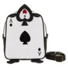 Loungefly Disney Alice In Wonderland Ace Of Spades Crossbody Bag -Toy Haven WDTB2586 LFDISNEYAIWACEOFHEARTSC