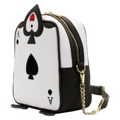 Loungefly Disney Alice In Wonderland Ace Of Spades Crossbody Bag -Toy Haven WDTB2586 LFDISNEYAIWACEOFHEARTSC 2
