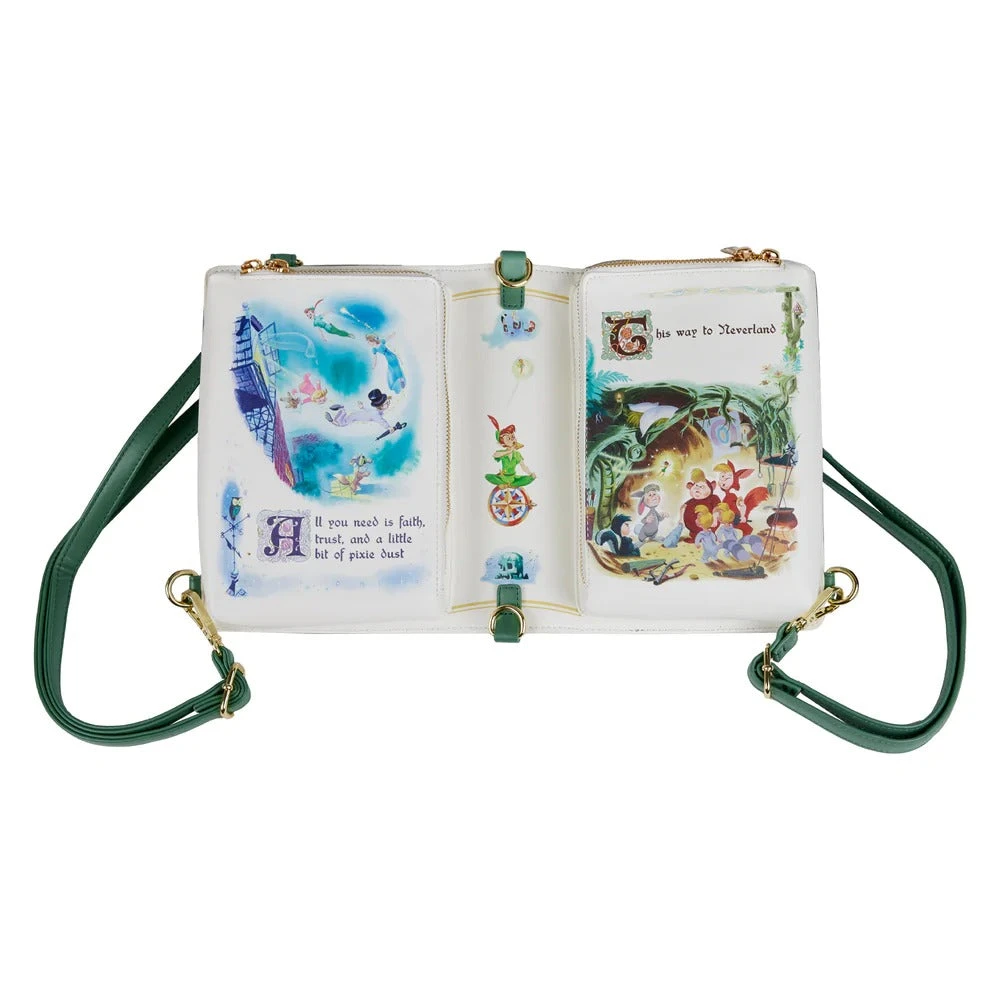 Loungefly Disney Peter Pan Book Series Convertible Backpack 11 Loungefly Disney Peter Pan Book Series Convertible Backpack - Image 9