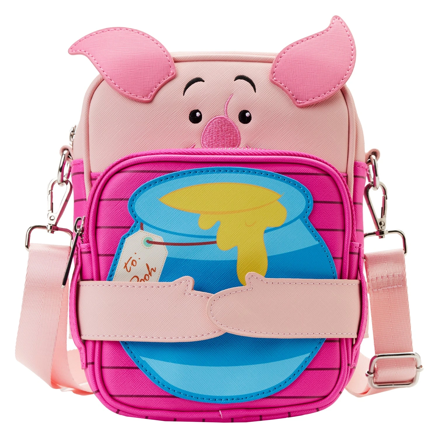 Loungefly Winnie The Pooh Piglet "Crossbuddy" Bag 3 Loungefly Winnie The Pooh Piglet "Crossbuddy" Bag