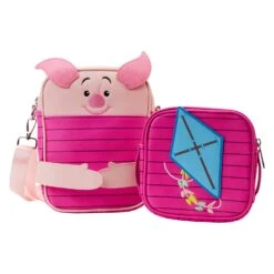 Loungefly Winnie The Pooh Piglet "Crossbuddy" Bag 11 Loungefly Winnie The Pooh Piglet "Crossbuddy" Bag -Toy Haven WDTB2685 LFDISNEYWIINIETHEPOOHPIGLETCUPCAKECROSSBUDDYBAG0256OPEN