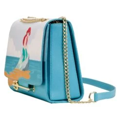 Loungefly Disney Little Mermaid Tritons Gift Crossbody Bag -Toy Haven WDTB2721 LFDISNEYLITTLEMERMAIDTRITONSGIFTCROSSBODY3056SIDE