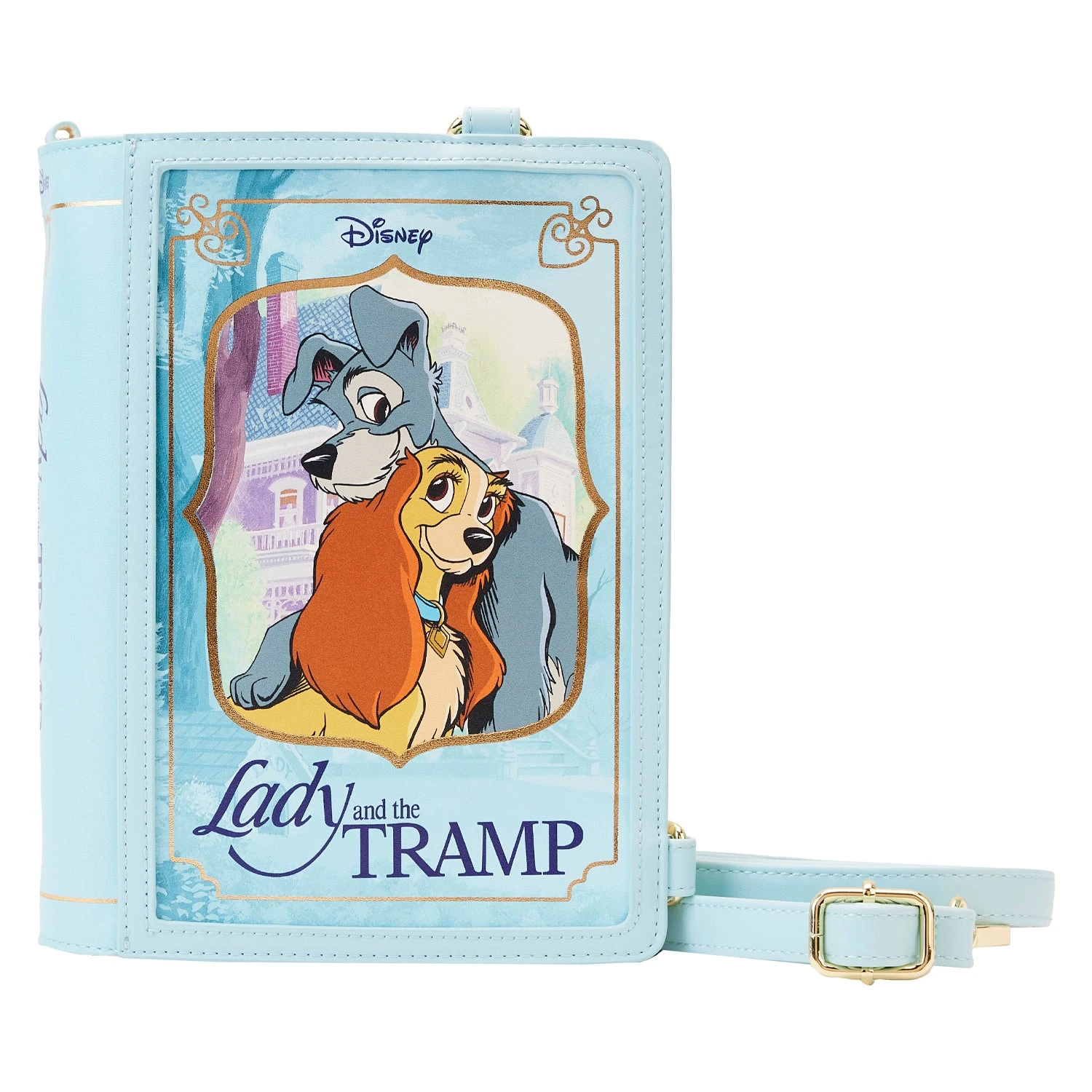 Loungefly Disney Lady And The Tramp Classic Book Convertible Crossbody Bag 3 Loungefly Disney Lady And The Tramp Classic Book Convertible Crossbody Bag