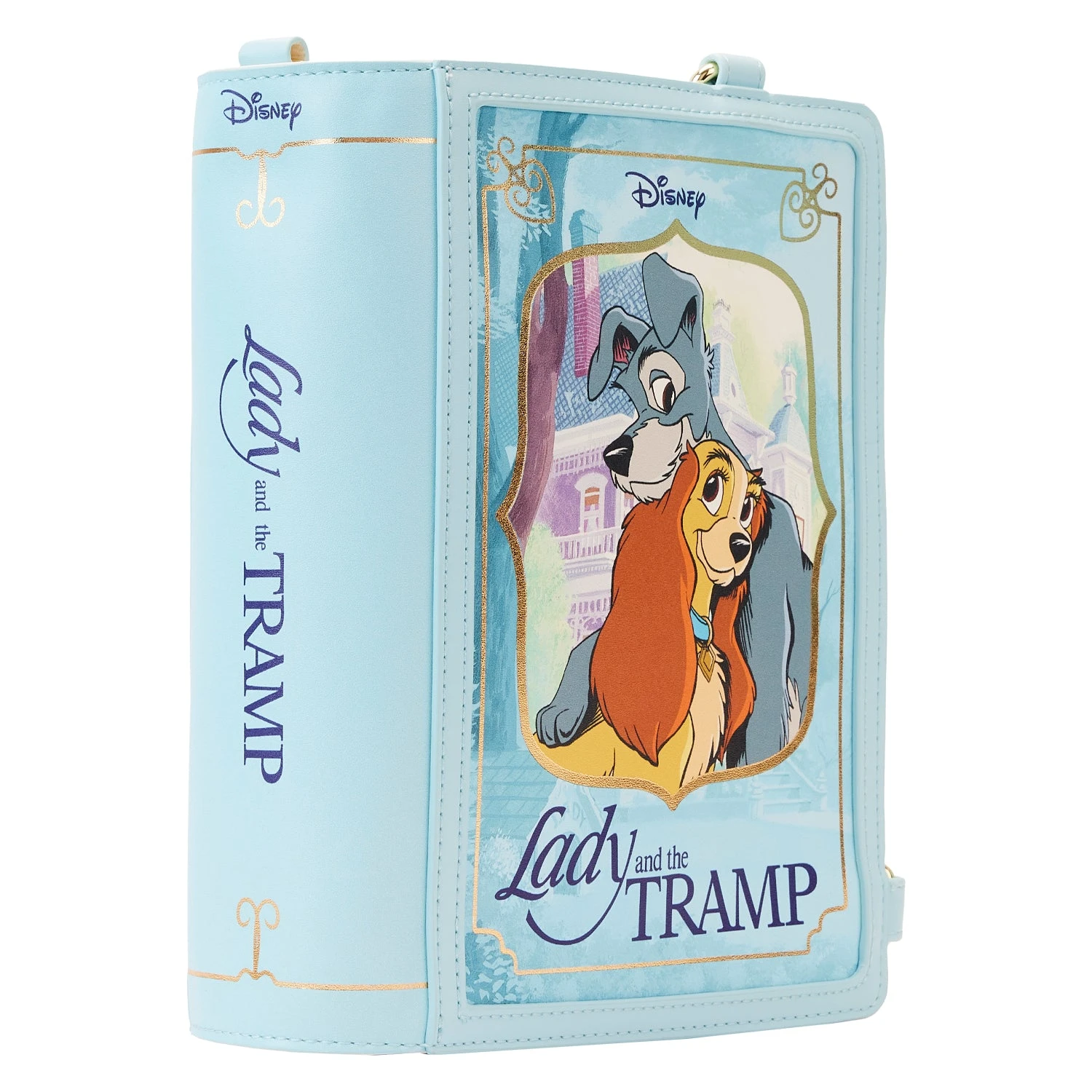 Loungefly Disney Lady And The Tramp Classic Book Convertible Crossbody Bag 4 Loungefly Disney Lady And The Tramp Classic Book Convertible Crossbody Bag - Image 2