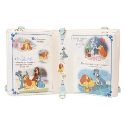Loungefly Disney Lady And The Tramp Classic Book Convertible Crossbody Bag 16 Loungefly Disney Lady And The Tramp Classic Book Convertible Crossbody Bag -Toy Haven WDTB2738 LFDISNEYLADYANDTHETRAMPCLASSICBOOKCONVERTIBLECROSSBODYBAG0890OPENINSIDE