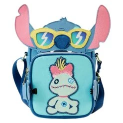 Loungefly Disney Stitch Beach Day Crossbuddy Bag -Toy Haven WDTB2807 LFDISNEYSTITCHBEACHDAYCROSSBUDDYBAG0811POUCH1