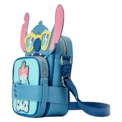 Loungefly Disney Stitch Beach Day Crossbuddy Bag -Toy Haven WDTB2807 LFDISNEYSTITCHBEACHDAYCROSSBUDDYBAG0813SIDE