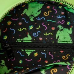 Loungefly Disney The Nightmare Before Christmas Oogie Boogie Glow Crossbody Bag -Toy Haven WDTB2848 LFDISNEYNIGHTMAREBEFORECHRISTMASOOGIEBOOGIEGLOWCROSSBODY2578INSIDE