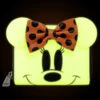 Loungefly Disney Ghost Minnie Glow-in-the-Dark Ziparound Wallet -Toy Haven WDWA1753 MinnieGlowInTheDarkZipa