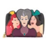 Loungefly Disney Villains Scene Evil Stepmother And Stepsisters Ziparound Wallet -Toy Haven WDWA1854 VillainsSceneEvilStepmo