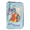 Loungefly Disney Lady And The Tramp Classic Book Ziparound Wallet -Toy Haven WDWA2465 LFDISNEYLADYANDTHETRAMPCLASSICBOOKZIPAROUNDWALLET0892FRONT