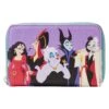 Loungefly Disney Villains Color Block Ziparound Wallet 2 Loungefly Disney Villains Color Block Ziparound Wallet -Toy Haven WDWA2475 LFDISNEYVILLAINSCOLORBLOCKZIPAROUNDWALLET0581FRONT