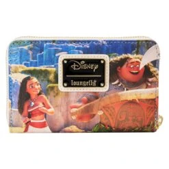 Loungefly Disney Moana Princess Scene Series Ziparound Wallet -Toy Haven WDWA2528 LFDISNEYMOANAPRINCESSSCENESERIESZIPAROUNDWALLET0671BACK