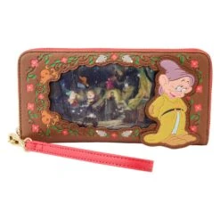 Loungefly Disney Snow White Lenticular Princess Series Ziparound Wristlet