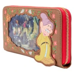 Loungefly Disney Snow White Lenticular Princess Series Ziparound Wristlet -Toy Haven WDWA2539 LFDISNEYSNOWWHITELENTICULARPRINCESSSERIESZIPAROUNDWALLET0087SIDE