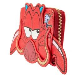 Loungefly Disney Mulan 25th Anniversary Mushu Glitter Cosplay Ziparound Wallet -Toy Haven WDWA2581 LFDISNEYMULAN25THANNIVERSARYMUSHUGLITTERCOSPLAYZIPAROUNDWALLET0851SIDE
