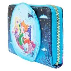 Loungefly Disney Hocus Pocus Poster Glow Zip-Around Wallet -Toy Haven WDWA2648 LFDISNEYHOCUSPOCUSPOSTERZIPAROUNDWALLET2468SIDE
