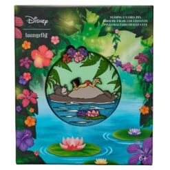Loungefly Disney Jungle Book Baloo Belly 3" Collector Box Pin -Toy Haven WEDPN2769 LFDISSNEYJUNGLEBOOKBALOOBELLY3INCOLLECTORBOXPIN FRONT 076