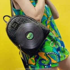 Loungefly The Beatles Let It Be Vinyl Record Mini Backpack -Toy Haven Y3AMBE690 04