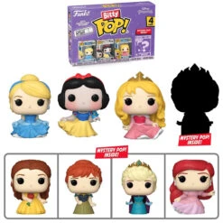 FUNKO Disney Princess 4-Pack Series 3 Bitty Pop!