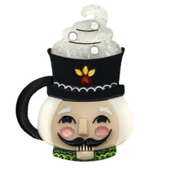 Lipstick & Chrome Nutcracker Mini Brooch