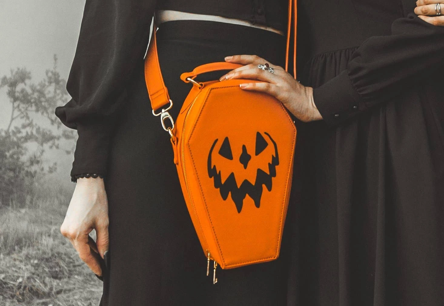 Haunted Hallows Bag (Orange) 3 Haunted Hallows Bag (Orange)