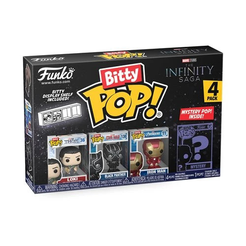 FUNKO Marvel The Infinity Saga 4-Pack Series 4 Bitty Pop! 4 FUNKO Marvel The Infinity Saga 4-Pack Series 4 Bitty Pop! - Image 2