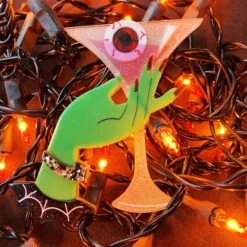 Lipstick & Chrome Eye'll Have Another Brooch -Toy Haven cec022ca4fb9ef0fadae0e10916563cf