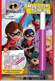 Disney Incredibles 2 Magic Pen Painting Book INCR149