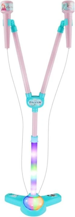 Disney RGB Bluetooth Double Mic Stand - Frozen DY-7541-FR -Toy Haven double2 1