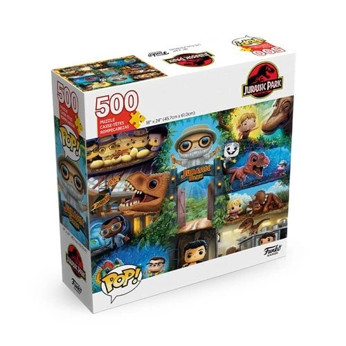 FUNKO Jurassic Park 500-Piece Pop! Puzzle 5 FUNKO Jurassic Park 500-Piece Pop! Puzzle - Image 3