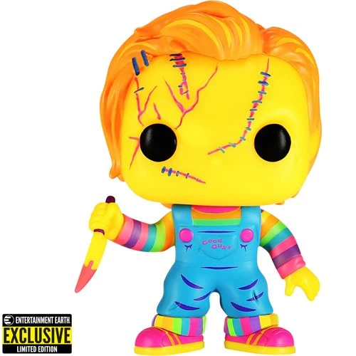 Funko Pop! Child's Play Chucky Black Light Pop! Vinyl Figure #315 - Entertainment Earth Exclusive 4 Funko Pop! Child's Play Chucky Black Light Pop! Vinyl Figure #315 - Entertainment Earth Exclusive - Image 2
