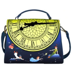 Loungefly Disney Peter Pan Glow Clock Crossbody -Toy Haven medium b1c274a2 93b9 4cd8 beaf 8