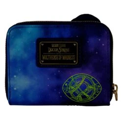 Loungefly Marvel Dr Strange Multiverse Ziparound Wallet -Toy Haven mvwa0162 lfmarveldrstrangemultiversewallet backglow 060