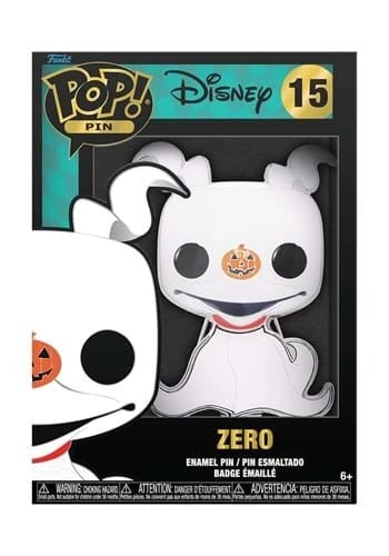 Funko The Nightmare Before Christmas Zero Large Enamel Pop! Pin 3 Funko The Nightmare Before Christmas Zero Large Enamel Pop! Pin