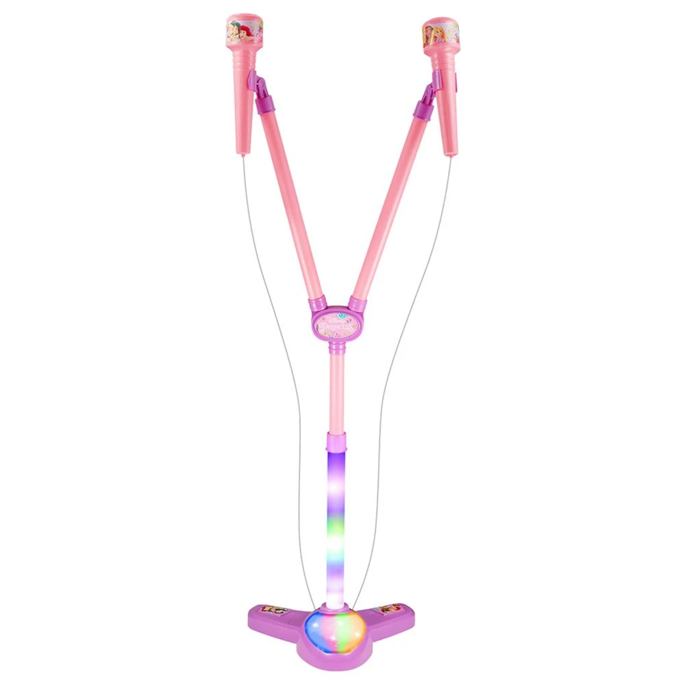 Disney RGB Bluetooth Double Mic Stand - Disney Princess DY-7541-PR 7 Disney RGB Bluetooth Double Mic Stand - Disney Princess DY-7541-PR - Image 5