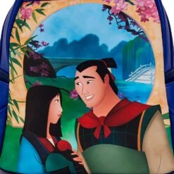 Loungefly Disney Mulan Castle Light Up Mini Backpack -Toy Haven wdbk2205 lfdisneymulancastlelightupminibackpack detail 059