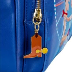 Loungefly Pixar Moment Toy Story Woody Bo Peep Mini Backpack -Toy Haven wdbk2218 lfpixarmomenttoystorywoodybopeepbackpack zipperpull 046