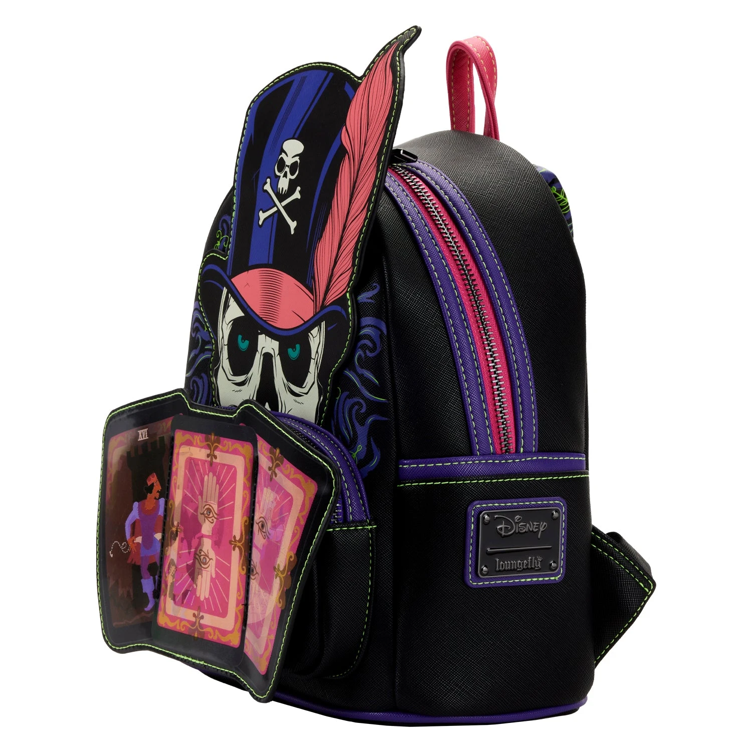 Loungefly Disney Villains Princess And The Frog Dr. Facilier Glow And Lenticular Mini Backpack 8 Loungefly Disney Villains Princess And The Frog Dr. Facilier Glow And Lenticular Mini Backpack - Image 6